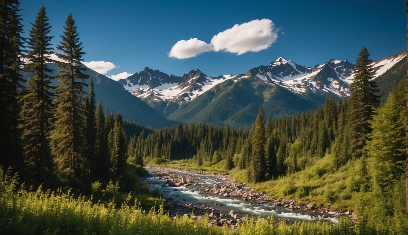 Lush forests, snow-capped mountains, and winding rivers create a picturesque landscape for RV travelers in the Pacific Northwest. Wildlife roam freely in this outdoor paradise, offering endless opportunities for nature enthusiasts to explore and connect with the natural world